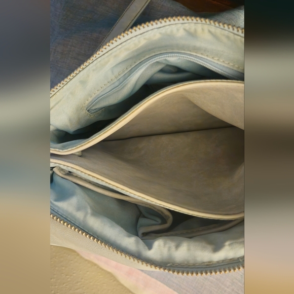 Free People Robin's Egg Blue Leather Bag - Picture 6 of 7